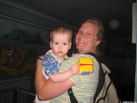 Kristy C. finds a new friend.