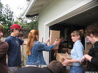 They had over 15 volunteers from the church to help iwith this project.