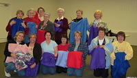Ladies of the South Trail Church of Christ, Sarasota FL, come together and made 57 blankets for orphans!