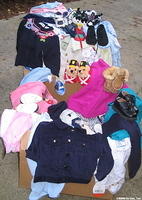 Special thanks to Laura S. for the beautiful baby clothes, 8/01/05 These clothes will be going to Our Children, where her daught
