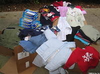 Special thanks to Anne H. for the wonderful baby and adult clothing.8/15/05.  Your continued support is greatly appreciated!
