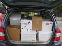 Central Church of Christ, in Valdosta GA coordinated a HUGE donation drive for items for personal care bags.