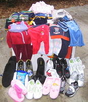 Thank you Anne H. for the beautiful children's clothing. Feb. 2006
