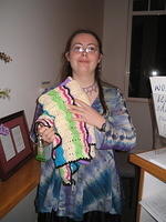 While in CA, this young woman attended a presentation about His Kids, Too!.  Hearing that there is a need for baby blankets, she