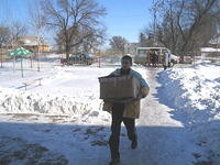 Just geting the aide to the facility was a task.