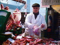 The meat market.