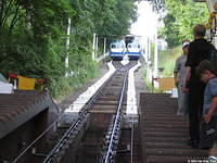 If time permits, once you are back in Kyiv, take a ride on the funicular (cable car) .  Built in 1905...