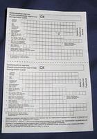 The Immigration form, which is picked up before you go through the 'visa check point'.  This form MUST be entirely completed.