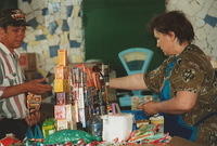 There is a large assortment of good and inexpensive foods. And yes, that is Lipton tea in the stack of tea boxes.