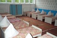 A typical sleeping room at an internot (boarding school).