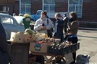 Some shopping can be done in an open air market.