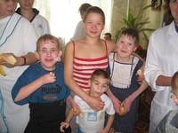All the children enjoy their photo being taken.