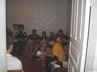 Nightly we had Bible study with great attendance.