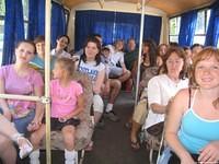 Our team went to and from the orphanage daily.
