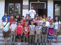 The middle school group with David and Angela.