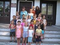 Classes were split into 3 groups, this is the youngest group, 6-9 yrs. old.