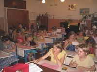 There were evening classes for the young children too.