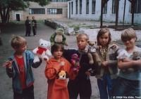 Though the babies can't have stuffed animals, the older children enjoy them.