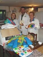 It is always a joy to visit with our friends at the hospital for children with Aids.