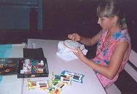 We were very impressed by the handy work of this young lady.