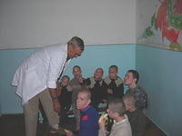 Visiting with the children is a priority.