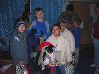 Thanks to your generous donations, each child was able to have several outfits, shoes, and a coat.