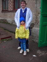Our special friends, Oksana and Lily