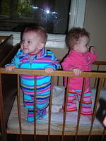 In their NEW clothes, thanks to Frieda H. of Tallahassee, one of our SUPER Senior volunteers.