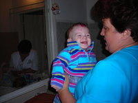 This little girl was just laughing and laughing, the kids here are truly cared for.