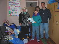 Home to 30 children, they were very happy to receive a donation.