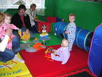 Once the children came in, they really didn't know 'what' to think of this...