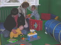  then the ball pit...