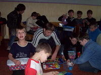 Considering a usual Christmas is usually a fruit, these packed boxes of goodies were just great!