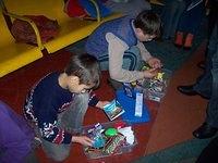 The kids were just amazed at the gifts.