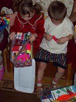 So many children, and so many boxes!!  Thank you!