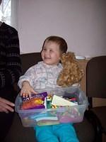 She was VERY happy with her box!