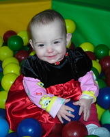 Our first distribution stop was the Artum Orphan Hospital.  Irina is precious!
