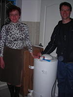 On another day, we visited the Adult Homeless Shelter, where we donated 2 hot water heaters! Thank you IPC.