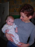 JoAnn spends some time with this little boy.