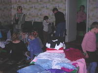 Children were allowed to chose clothing.