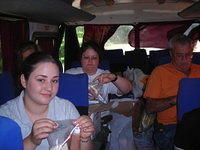 Tuesday we were off to Torez.  Teams members put together soap, shampoo, toothbrushes and paste for the older ladies.