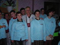 It was great that each and every girl and older woman was given a sweater thanks to Embroidered Aparrel