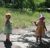 The kids enjoyed being out in the fresh air.