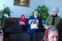 The ladies loved their care bags.