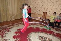This little girl just loved her jumprope.