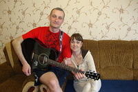 Special thanks to Reidland Baptist Church for this wonderful guitar.Luda and Sergey would like to start a home church.