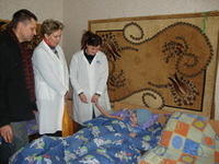 They now have elderly woman at this facility and Igor prayed over this lovely woman.