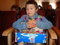 Kids are always appreciative and thankful for whatever we bring.