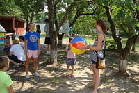 Lovin that beach ball!