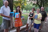 We were happy to present Bibles to a local Church of God.